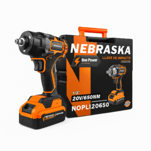 NOPLI20650 - LLAVE DE IMPACTO BRUSHLESS 20V 650NM NEBRASKA
