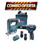 KDK1475X3 - COMBO TALADRO DF330D+ CALADORA  JV100D / MAKITA